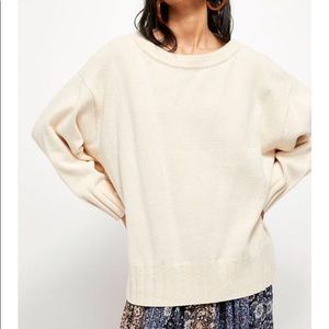 Free People Street Fair Tunic Ivory Combo